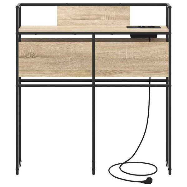 vidaXL Κεφαλάρι Αποθήκης Sonoma Δρυς 75 cm Επεξεργασμένο ξύλο