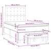 vidaXL &Kappa;&rho;&epsilon;&beta;ά&tau;&iota; Boxspring &mu;&epsilon; &Sigma;&tau;&rho;ώ&mu;&alpha; &Sigma;&kappa;&omicron;ύ&rho;&omicron; &Gamma;&kappa;&rho;&iota; 120x190 &epsilon;&kappa; &Upsilon;&phi;&alpha;&sigma;&mu;ά&tau;&iota;&nu;&omicron;