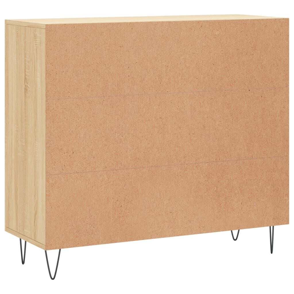 vidaXL Ντουλάπι Sonoma δρυς 90x34x80 εκ. Επεξεργασμένο Ξύλο