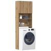 vidaXL Ντουλάπι πλυντηρίου ρούχων Artisan Oak Κατασκευασμένο ξύλο