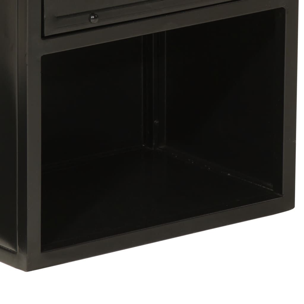 vidaXL Ντουλάπι Μπάνιου 40 x 27 x 90 εκ. Σίδηρο και Μασίφ Ξύλο Μάνγκο