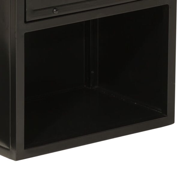 vidaXL Ντουλάπι Μπάνιου 40 x 27 x 90 εκ. Σίδηρο και Μασίφ Ξύλο Μάνγκο