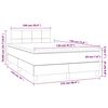 vidaXL &Kappa;&rho;&epsilon;&beta;ά&tau;&iota; Boxspring &mu;&epsilon; &Sigma;&tau;&rho;ώ&mu;&alpha; &Sigma;&kappa;&omicron;ύ&rho;&omicron; &Mu;&pi;&lambda;&epsilon; 120x190 &epsilon;&kappa;. &Beta;&epsilon;&lambda;&omicron;ύ&delta;&iota;&nu;&omicron;