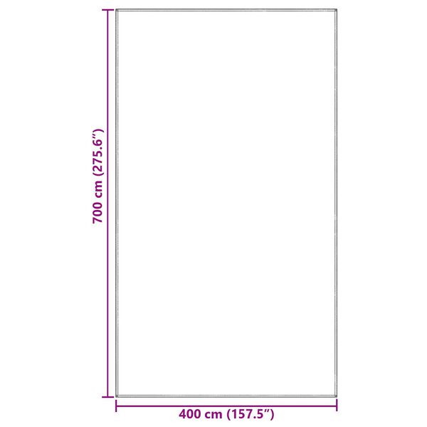 vidaXL Αξεσουάρ Τέντας Μπλε-γκρι Πολυεστέρας 400 x 700 cm Ανθεκτικό