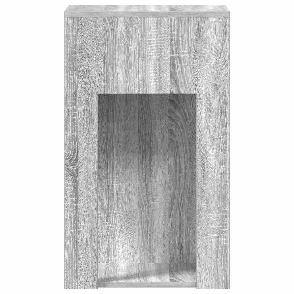 vidaXL Βάση πύργου υπολογιστή με συρτάρι Γκρι Sonoma 30x44x74 εκ.
