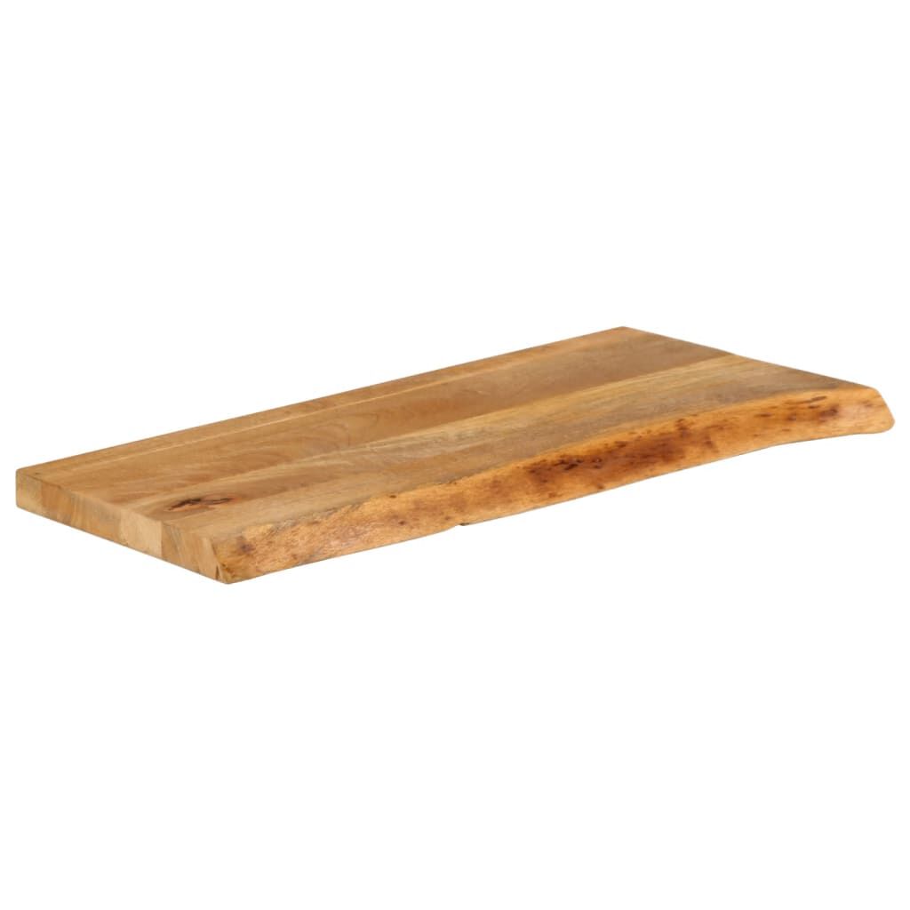 vidaXL Επιφάνεια Τραπεζιού 70x20x3,8 εκ. Live Edge Μασίφ Ξύλο Μάνγκο