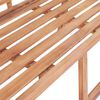 vidaXL Παγκάκι Κήπου 127 x 58,5 x 92,5 εκ. από Μασίφ Ξύλο Teak