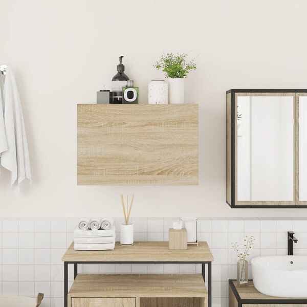 vidaXL &Nu;&tau;&omicron;&upsilon;&lambda;ά&pi;&iota; &tau;&omicron;ί&chi;&omicron;&upsilon; &mu;&pi;ά&nu;&iota;&omicron;&upsilon; Sonoma Oak 60x25x40 cm &Xi;ύ&lambda;&iota;&nu;&eta; &kappa;&alpha;&tau;&alpha;&sigma;&kappa;&epsilon;&upsilon;ή