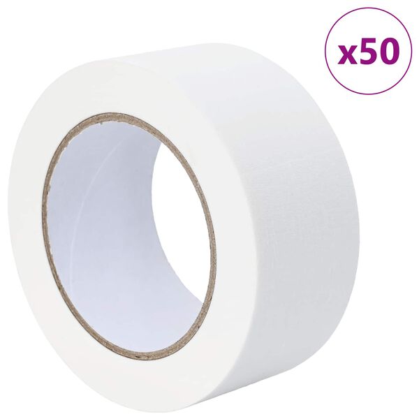 vidaXL &Tau;&alpha;&iota;&nu;ί&epsilon;&sigmaf; &Mu;ά&sigma;&kappa;&alpha;&sigmaf; &gamma;&iota;&alpha; &Zeta;&omega;&gamma;&rho;ά&phi;&omicron;&upsilon;&sigmaf; 50 pcs &Lambda;&epsilon;&upsilon;&kappa;ό 50mm x 50m &Chi;&alpha;&rho;&tau;ί