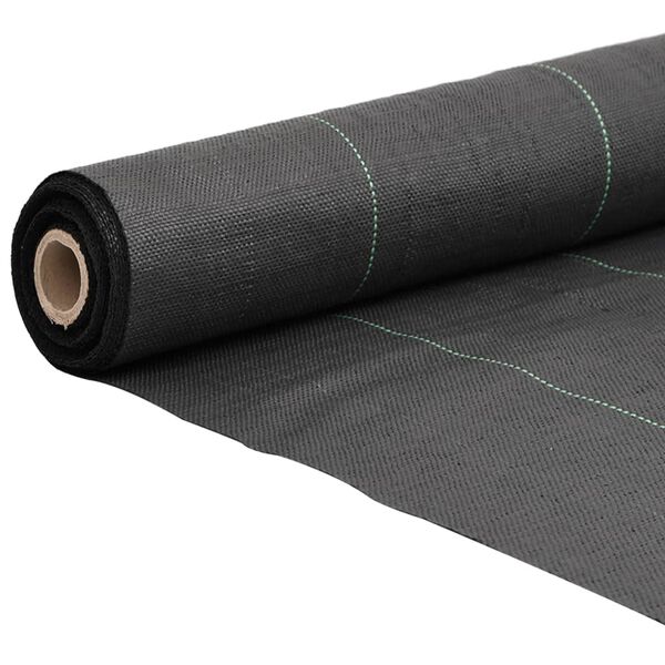 vidaXL Μεμβράνη Εδαφοκάλυψης Μαύρη 1x50 μ. από Πολυπροπυλένιο
