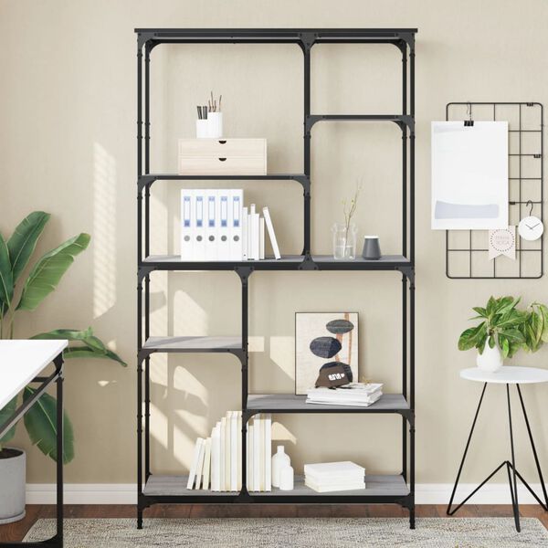 vidaXL &Beta;&iota;&beta;&lambda;&iota;&omicron;&theta;ή&kappa;&eta; &Gamma;&kappa;&rho;&iota; Sonoma 99 x 35,5 x 176 &epsilon;&kappa;. &Epsilon;&pi;&epsilon;&xi;&epsilon;&rho;&gamma;. &Xi;ύ&lambda;&omicron;/&Alpha;&tau;&sigma;ά&lambda;&iota;