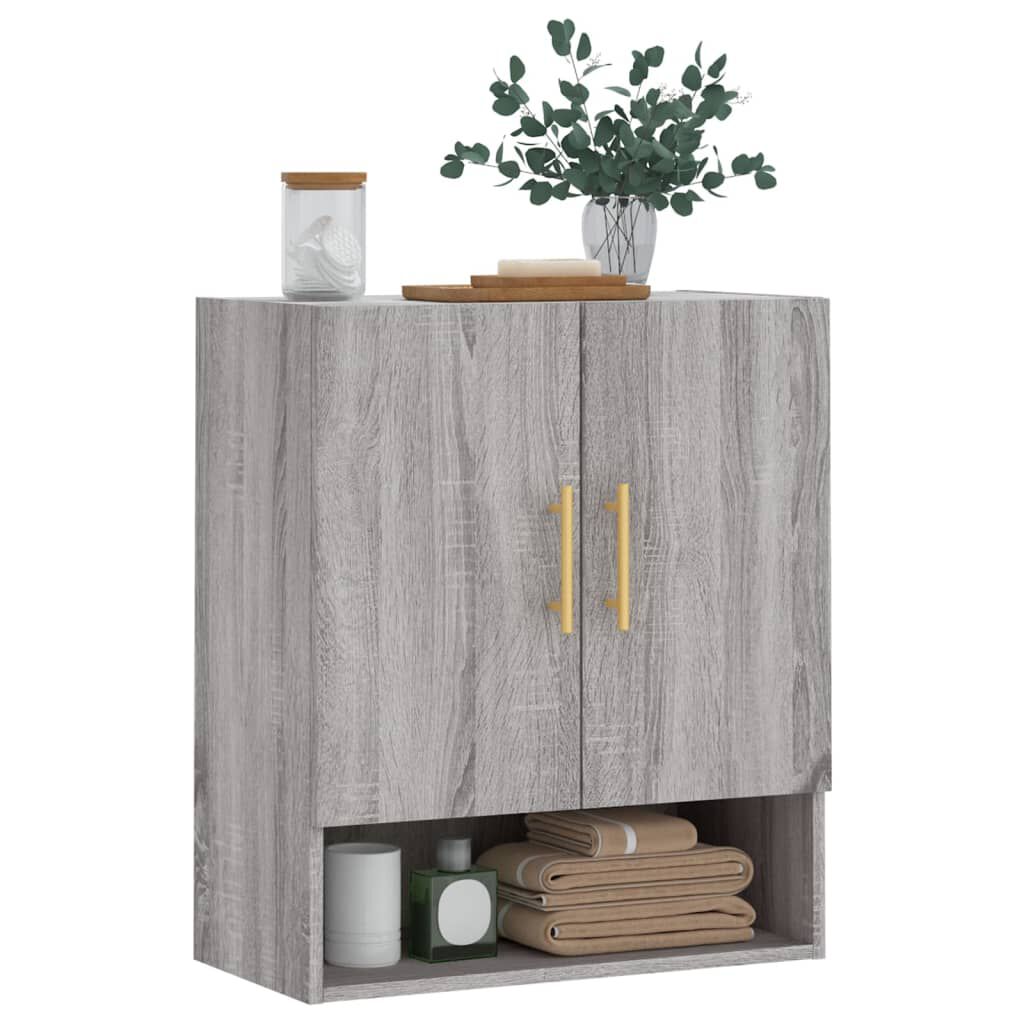 vidaXL Ντουλάπι Τοίχου Γκρι Sonoma 60 x 31 x 70 εκ. από Επεξεργ. Ξύλο
