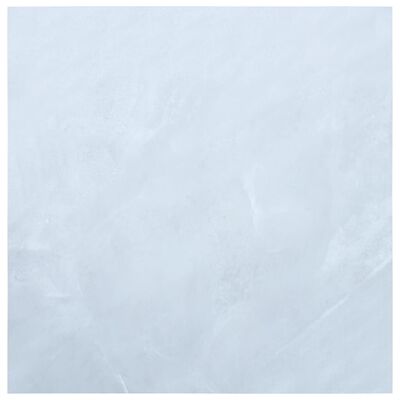 vidaXL Δάπεδο Αυτοκόλλητο Λευκό με Όψη Μαρμάρου 5,11 μ² από PVC