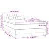 vidaXL &Kappa;&rho;&epsilon;&beta;ά&tau;&iota; Boxspring &mu;&epsilon; &Sigma;&tau;&rho;ώ&mu;&alpha; &Sigma;&kappa;&omicron;ύ&rho;&omicron; &Gamma;&kappa;&rho;&iota; 120x190 &epsilon;&kappa; &Upsilon;&phi;&alpha;&sigma;&mu;ά&tau;&iota;&nu;&omicron;
