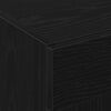 vidaXL Highboard Επιτοίχιο 2 pcs Μαύρη δρυς 69.5 x 34 x 180 εκ.