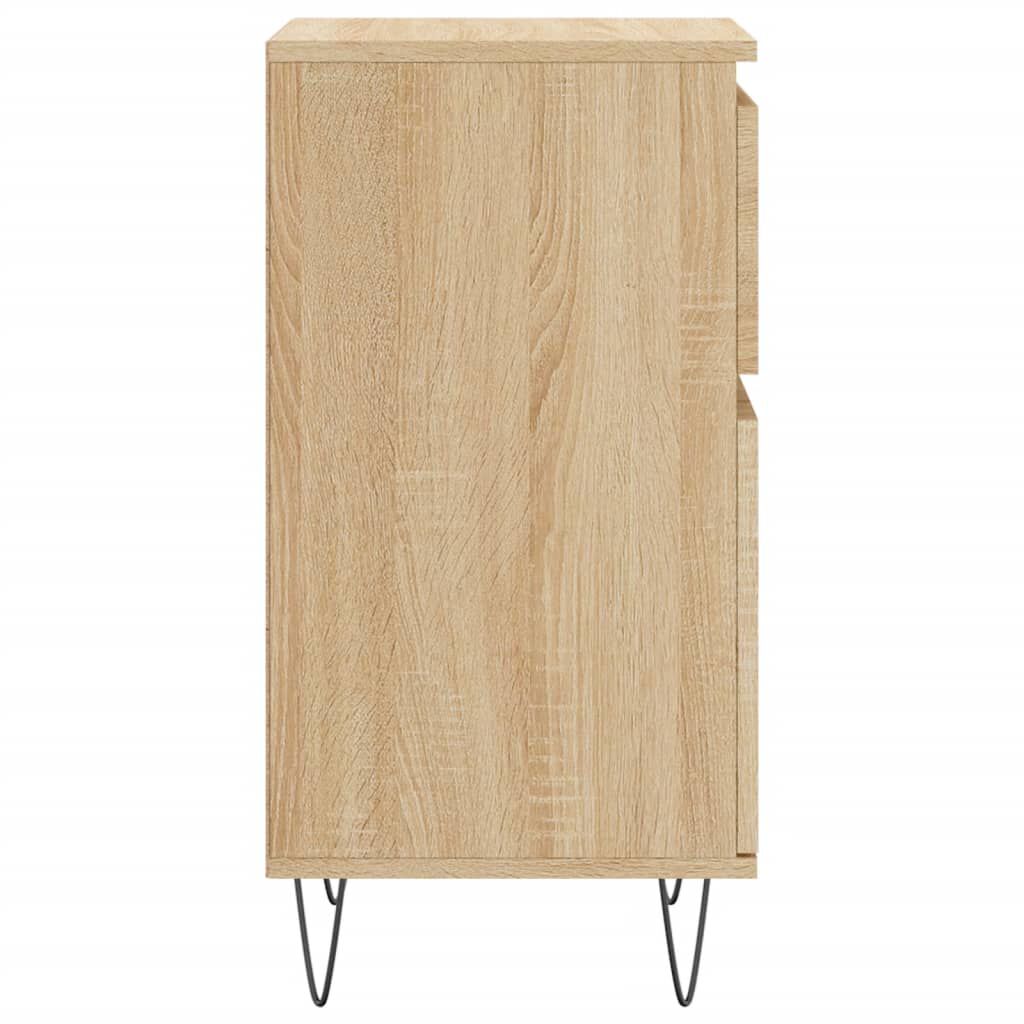 vidaXL Ντουλάπια 2 τεμ. Sonoma Δρυς 40x35x70 εκ. Επεξεργασμένο Ξύλο