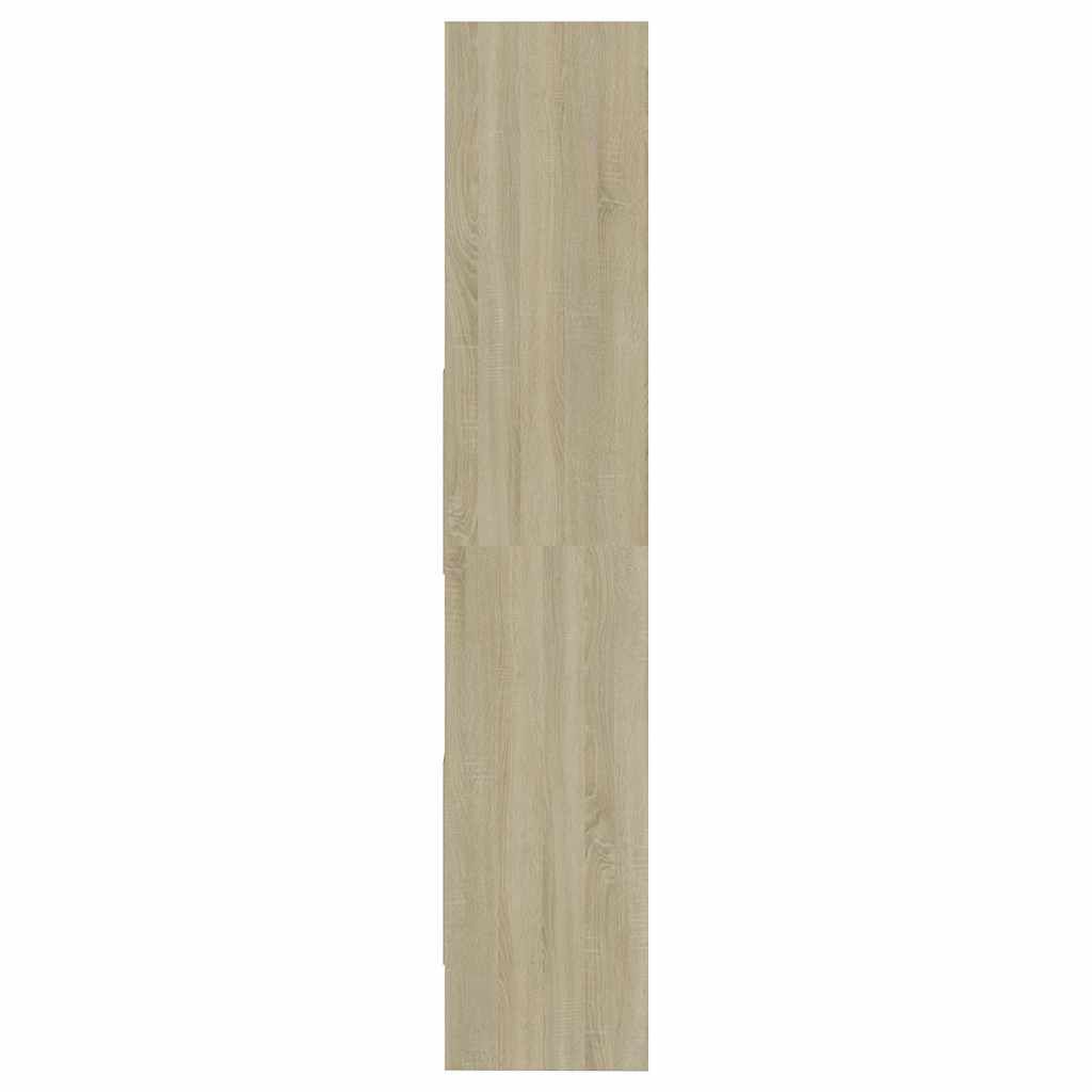 vidaXL Βιβλιοθήκη Χρώμα Sonoma Δρυς 60 x 35 x 180 εκ. από Επεξ. Ξύλο