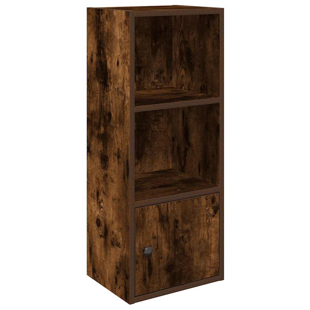 vidaXL Βιβλιοθήκη Καπνιστή Δρυς 31x24x77 εκ. από Επεξεργασμένο Ξύλο