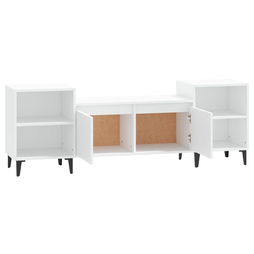 vidaXL Έπιπλο Τηλεόρασης Λευκό 160 x 35 x 55 εκ. Επεξεργασμένο Ξύλο