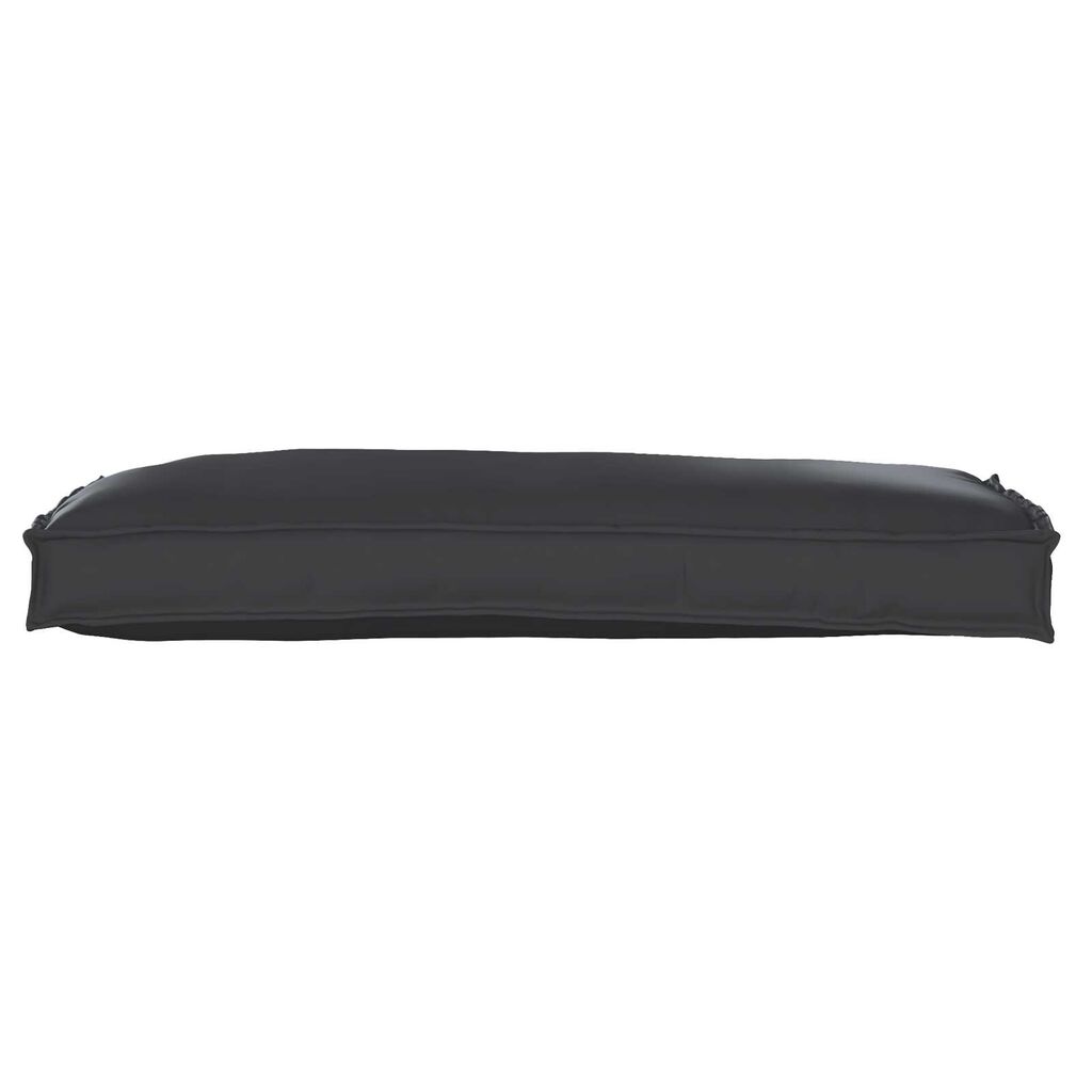 vidaXL Μαξιλάρι Παλέτας για Πάγκο Μαύρο 100x40x8 εκ. Υφασμάτινο