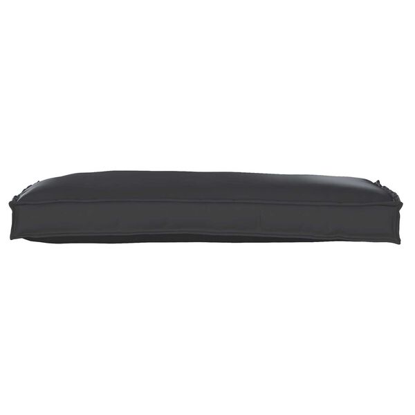 vidaXL Μαξιλάρι Παλέτας για Πάγκο Μαύρο 100x40x8 εκ. Υφασμάτινο