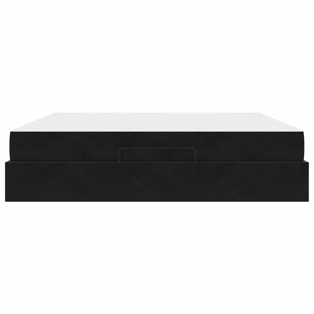vidaXL Σκελετός Κρεβατιού Μαύρο 180 x 200 cm Βελούδο