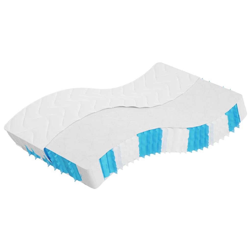 vidaXL Στρώμα με Pocket Springs Μεσαία Σκληρότητα 120x200 εκ.