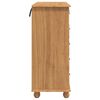 vidaXL Συρταριέρα ASKIM Καφέ 91 x 40 x 95.5 εκ. Μασίφ ξύλο πεύκου
