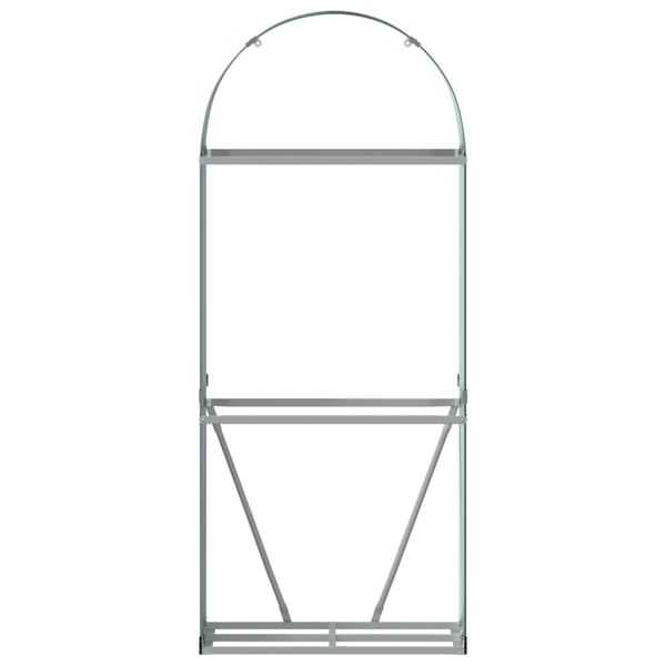 vidaXL Ξυλοθήκη Πράσινη 80 x 45 x 190 εκ. από Γαλβανισμένο Ατσάλι