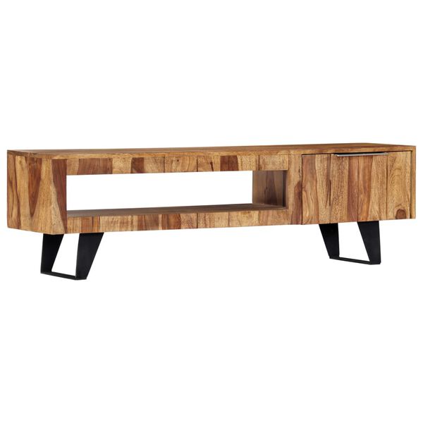 vidaXL Έπιπλο Τηλεόρασης 140 x 30 x 40 εκ. από Μασίφ Ξύλο Ακακίας