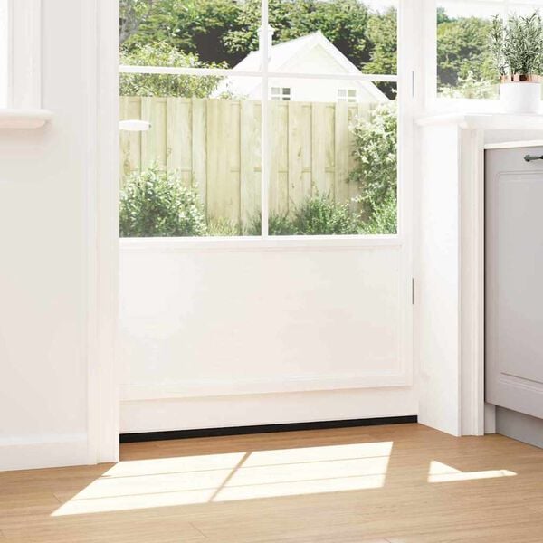 vidaXL Σφραγίδες πόρτας με βούρτσες που προσαρτώνται 2 pcs Λευκό