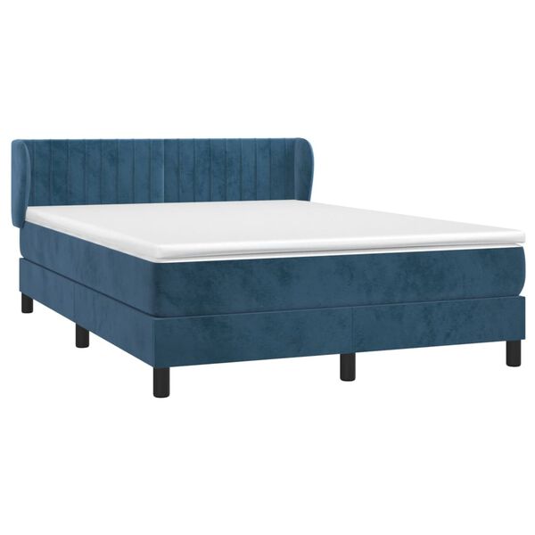vidaXL &Kappa;&rho;&epsilon;&beta;ά&tau;&iota; Boxspring &mu;&epsilon; &Sigma;&tau;&rho;ώ&mu;&alpha; &Sigma;&kappa;&omicron;ύ&rho;&omicron; &Mu;&pi;&lambda;&epsilon; 140x200 &epsilon;&kappa;. &Beta;&epsilon;&lambda;&omicron;ύ&delta;&iota;&nu;&omicron;