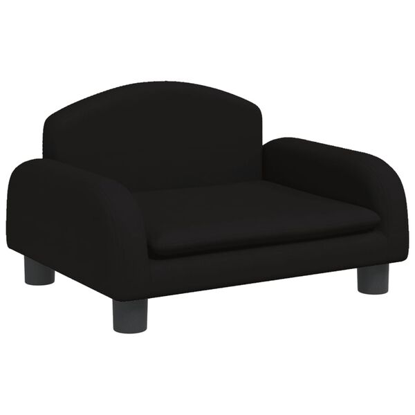 vidaXL Καναπές Παιδικός Μαύρο 50x40x30 εκ. από Ύφασμα