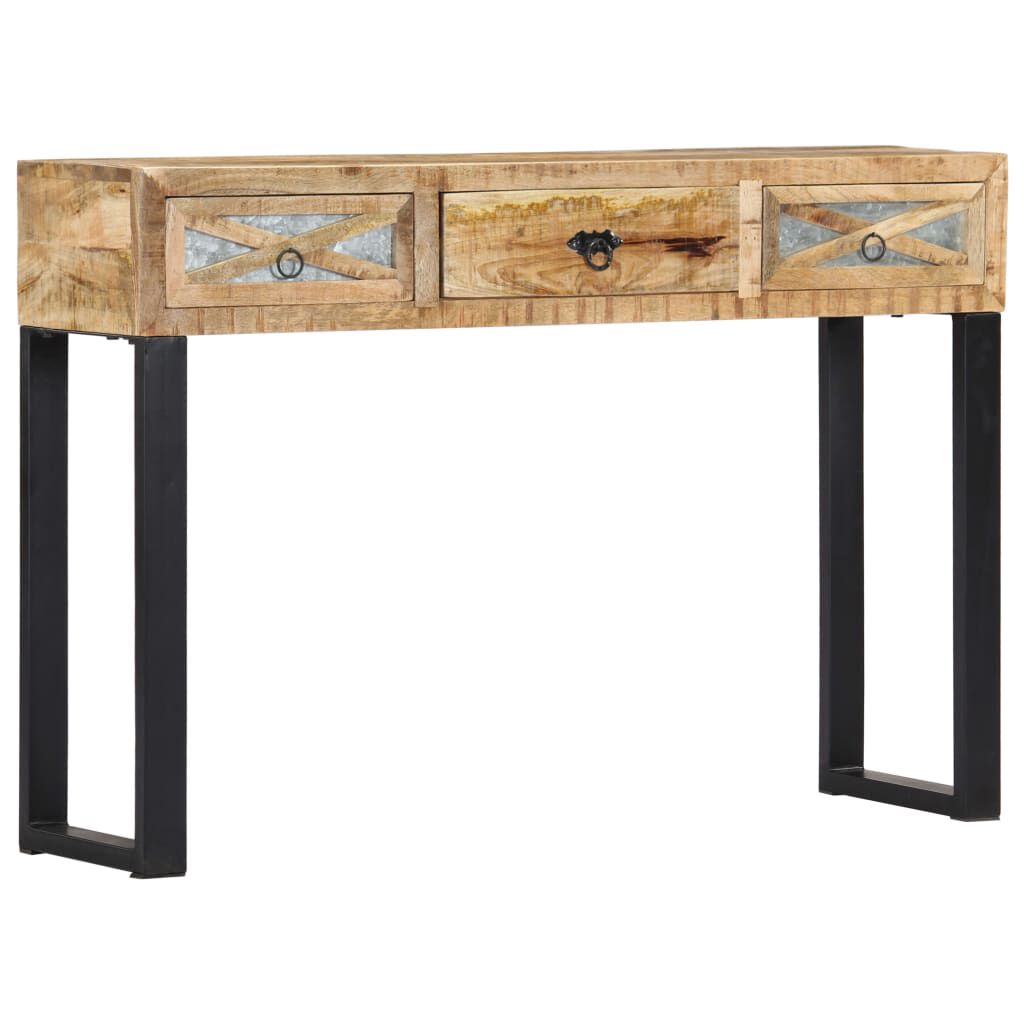vidaXL Τραπέζι Κονσόλα 110 x 30 x 76 εκ. από Μασίφ Ξύλο Μάνγκο
