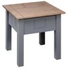 vidaXL Κομοδίνο Γκρι 50,5x50,5x52,5 εκ. από Ξύλο Πεύκου Σειρά Panama