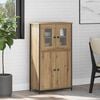vidaXL Highboard Artisan Oak 62 x 32 x 106,5 εκ Επεξεργασμένο ξύλο