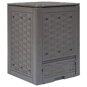 vidaXL &Kappa;&omicron;&mu;&pi;&omicron;&sigma;&tau;&omicron;&pi;&omicron;&iota;&eta;&tau;ή&sigmaf; &Kappa;ή&pi;&omicron;&upsilon; &Kappa;&alpha;&phi;έ 60x60x83 &epsilon;&kappa;. 300 L &Pi;&lambda;&alpha;&sigma;&tau;&iota;&kappa;ό &Rho;&alpha;&tau;ά&nu;