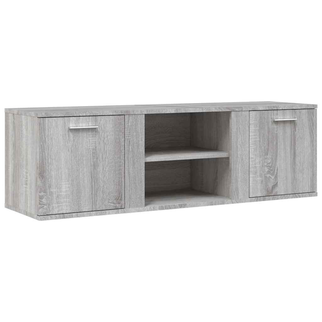 vidaXL Έπιπλο Τηλεόρασης Γκρι Sonoma 120 x 34 x 37 εκ. από Επεξ. Ξύλο