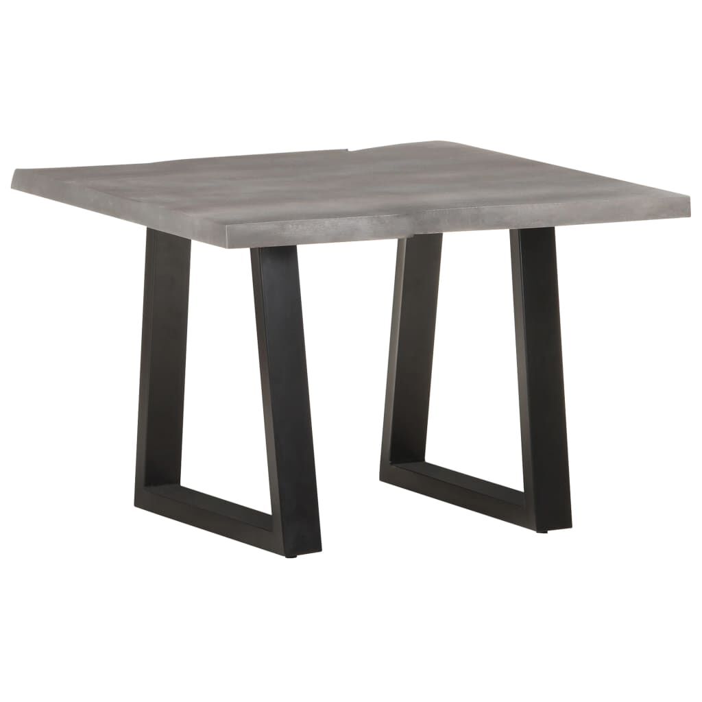 vidaXL Τραπεζάκι Σαλονιού Live Edge 60x60x40 εκ. Μασίφ Ξύλο Ακακίας