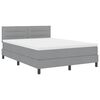 vidaXL &Kappa;&rho;&epsilon;&beta;ά&tau;&iota; box spring &mu;&epsilon; &sigma;&tau;&rho;ώ&mu;&alpha; &Alpha;&nu;&omicron;&iota;&chi;&tau;ό &gamma;&kappa;&rho;&iota; 140 x 190 cm ύ&phi;&alpha;&sigma;&mu;&alpha;