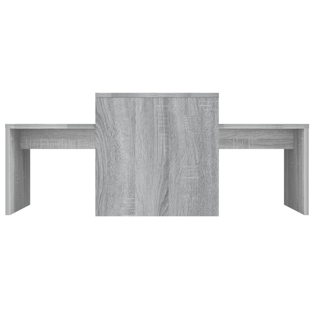 vidaXL Τραπεζάκι Σαλονιού Γκρι Sonoma 100 x 48 x 40 εκ. από Επεξ. Ξύλο