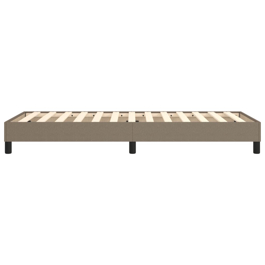 vidaXL Σκελετός Κρεβατιού Χωρίς Στρώμα Taupe 80x200 εκ. Υφασμάτινο