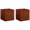 vidaXL &Gamma;&lambda;ά&sigma;&tau;&rho;&alpha; &Kappa;ή&pi;&omicron;&upsilon; 2 &tau;&mu;&chi;. &Sigma;&kappa; rusty 25 x 25 x 25 cm