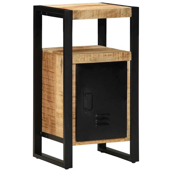 vidaXL Ντουλάπα Μπάνιου με ράφι Καφέ 40 x 35 x 75 εκ Μασίφ ξύλο μάνγκο