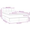 vidaXL &Kappa;&rho;&epsilon;&beta;ά&tau;&iota; Boxspring &mu;&epsilon; &Sigma;&tau;&rho;ώ&mu;&alpha; & LED &Rho;&omicron;&zeta; 120x190 &epsilon;&kappa;. &Beta;&epsilon;&lambda;&omicron;ύ&delta;&iota;&nu;&omicron;