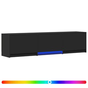 vidaXL &Tau;&eta;&lambda;&epsilon;&omicron;&pi;&tau;&iota;&kappa;ή &beta;&iota;&beta;&lambda;&iota;&omicron;&theta;ή&kappa;&eta; &mu;&epsilon; LED &mu;&epsilon; LED &Mu;&alpha;ύ&rho;&omicron; 165 x 34 x 40 &epsilon;&kappa;.