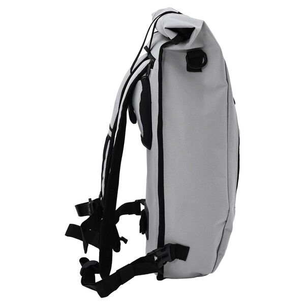 vidaXL Τσάντα Ποδηλάτου για Ράγες 20 L Γκρι 31x13x58 εκ.