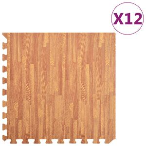 vidaXL &Delta;ά&pi;&epsilon;&delta;&alpha; &Pi;&rho;&omicron;&sigma;&tau;&alpha;&sigma;ί&alpha;&sigmaf; 12&tau;&epsilon;&mu;. &Sigma;&chi;έ&delta;&iota;&omicron; &Xi;ύ&lambda;&omicron;&upsilon; 4,32 &mu;&sup2; &Alpha;&phi;&rho;ώ&delta;&epsilon;&sigmaf; &Upsilon;&lambda;&iota;&kappa;ό EVA
