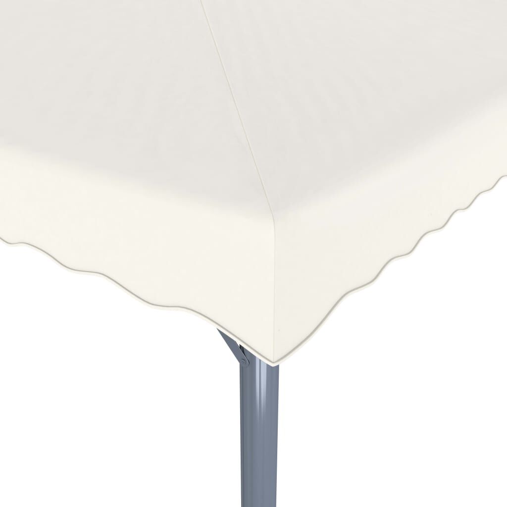 vidaXL Κιόσκι με Φωτάκια Κρεμ LED 300 x 300 εκ. Αλουμινίου