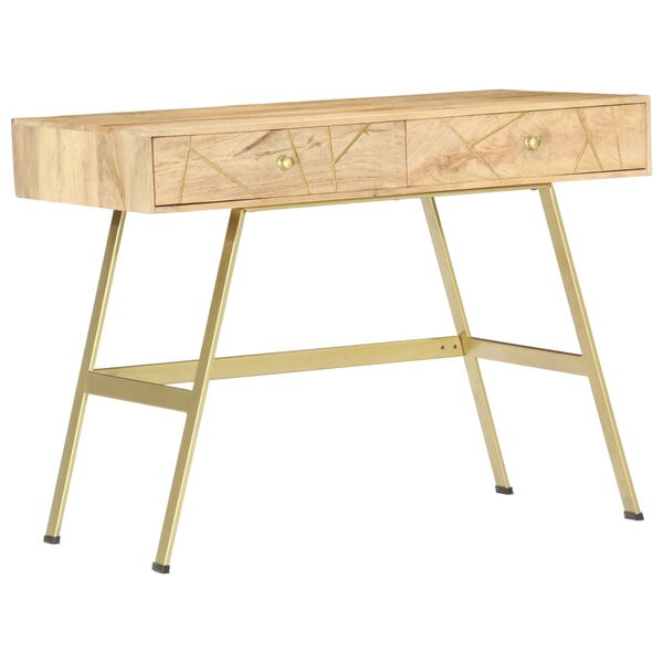 vidaXL Σεκρετέρ με Συρτάρια 100x55x75 εκ. από Μασίφ Ξύλο Μάνγκο